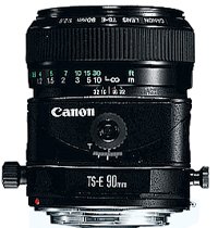 image objectif Canon 90 TS-E 90mm f/2.8