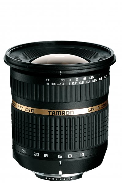 image objectif Tamron 10-24 SP AF 10-24mm F/3.5-4.5 Di II LD ASL IF