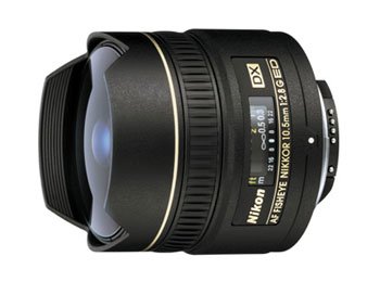 image objectif Nikon 10.5 AF DX Fisheye-Nikkor 10.5mm f/2.8G ED