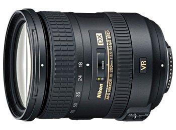 image objectif Nikon 18-200 AF-S DX NIKKOR 18-200mm f/3.5-5.6G ED VR II pour Nikon