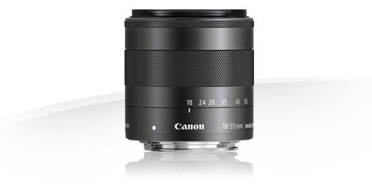 image objectif Canon 18-55 EF-M 18-55mm f/3.5-5.6 IS STM pour Canon