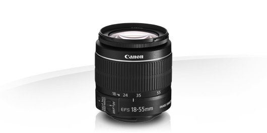 image objectif Canon 18-55 EF-S 18-55mm f/3.5-5.6 IS II pour Canon