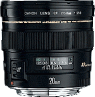 image objectif Canon 20 EF 20mm f/2.8 USM