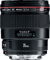 image objectif Canon 35 EF 35mm f/1.4L USM pour Canon