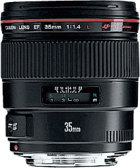 image objectif Canon 35 EF 35mm f/1.4L USM pour Canon