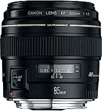 image objectif Canon 85 EF 85mm f/1.8 USM