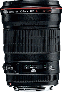 image objectif Canon 135 EF 135mm f/2L USM pour canon