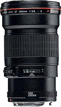 image objectif Canon 200 EF 200mm f/2.8L II USM pour Canon