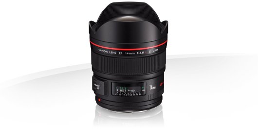 image objectif Canon 14 EF 14mm f/2.8L II USM pour canon