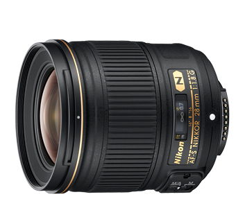 image objectif Nikon 28 AF-S NIKKOR 28 mm f/1.8G