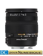 image objectif Sigma 17-70 17-70mm F2.8-4 DC Macro OS HSM