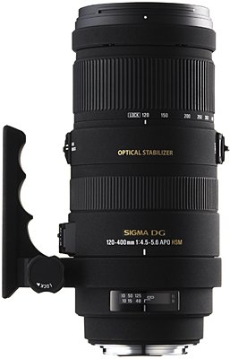 image objectif Sigma 120-400 120-400mm F4.5-5.6 APO DG OS HSM