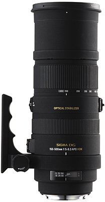 image objectif Sigma 150-500 150-500mm F5-6.3 APO DG OS HSM pour Konica