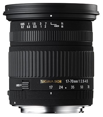 image objectif Sigma 17-70 17-70mm F2.8-4.5 DC Macro pour Canon