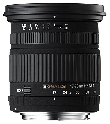 image objectif Sigma 17-70 17-70mm F2.8-4.5 DC Macro pour nikon