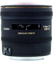 image objectif Sigma 4.5 4.5mm F2.8 Fish Eye circulaire DC EX HSM pour sony