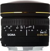 image objectif Sigma 8 8mm F3.5 Fish Eye Circulaire DG EX pour Nikon