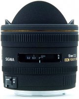 image objectif Sigma 10 10mm F2.8 Fish Eye DC EX HSM pour Sony