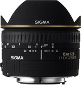 image objectif Sigma 15 15mm F2.8 Fish Eye DG EX pour Nikon