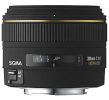 image objectif Sigma 30 30mm F1.4 DC EX pour minolta
