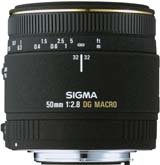 image objectif Sigma 50 50mm F2.8 DG Macro EX pour pentax