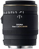 image objectif Sigma 70 70mm F2.8 DG EX MACRO pour Konica