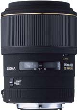 image objectif Sigma 105 105mm F2.8 DG Macro EX pour Pentax