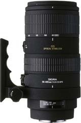image objectif Sigma 100-300 100-300mm F4 DG APO HSM EX pour Nikon