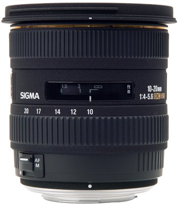 image objectif Sigma 10-20 10-20mm F4-5.6 DC EX pour Nikon