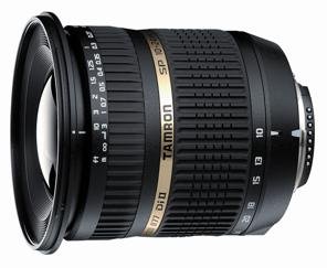 image objectif Tamron 10-24 SP AF 10-24mm F/3.5-4.5 Di II LD Aspherical (IF)