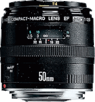 image objectif Canon 50 EF 50mm f/2.5 Compact Macro pour canon