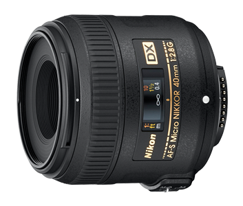 image objectif Nikon 40 AF-S DX Micro NIKKOR 40 mm f/2.8G pour Nikon