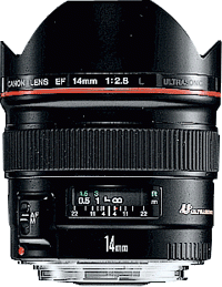 image objectif Canon 14 EF 14mm f/2.8L USM pour Canon