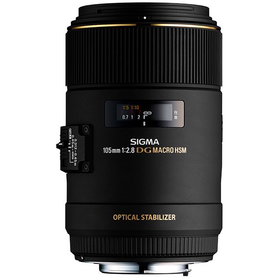 image objectif Sigma 105 MACRO 105mm F2.8 EX DG OS HSM pour Canon