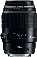 image objectif Canon 100 EF 100mm f/2.8 Macro USM