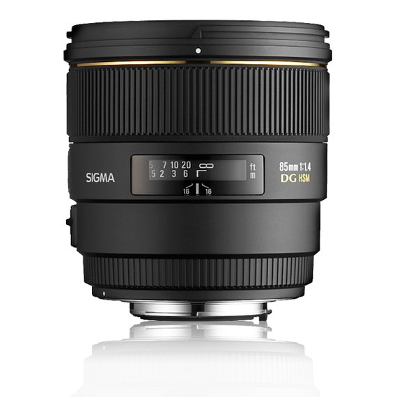 image objectif Sigma 85 85mm F1.4 EX DG HSM pour sony