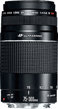 image objectif Canon 75-300 EF 75-300mm f/4-5.6 III USM pour Canon