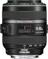 image objectif Canon 70-300 EF 70-300mm f/4.5-5.6 DO IS USM pour canon