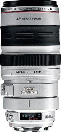 image objectif Canon 100-400 EF 100-400mm f/4.5-5.6L IS USM