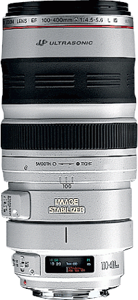 image objectif Canon 100-400 EF 100-400mm f/4.5-5.6L IS USM pour canon