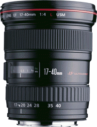 image objectif Canon 17-40 EF 17-40mm f/4L USM pour canon