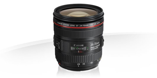 image objectif Canon 24-70 EF 24-70mm f/4L IS USM