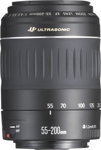 image objectif Canon 55-200 EF 55-200mm f/4.5-5.6 II USM pour Canon